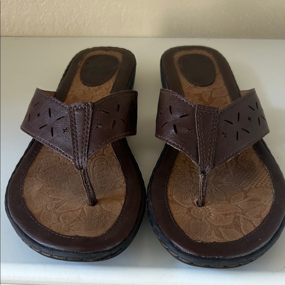 Brown Leather Sandals - Picture 1 of 11